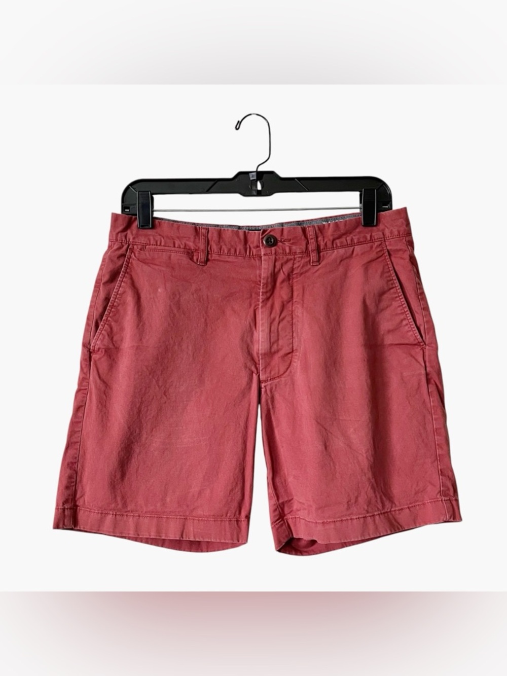 J. Crew 7" Inseam Tech Shorts Mens 30 Red Stretch Performance Golf Pockets
